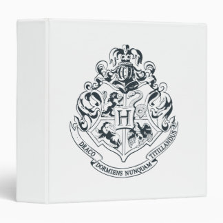 Harry Potter | Hogwarts Crest - Black and White Binder