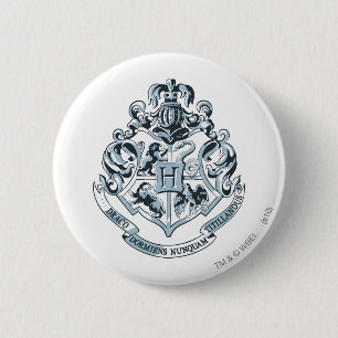 Harry Potter Hogwarts Crest - Blue 2 Inch Round Button