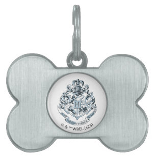 Harry Potter   Hogwarts Crest - Blue Pet ID Tag