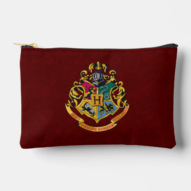 Harry Potter | Hogwarts Crest - Full Colour Accessory Pouch (Front)