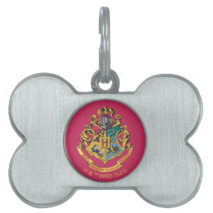 Harry Potter Hogwarts Crest - Full Colour Pet ID Tag