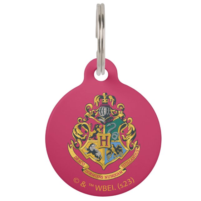 Harry Potter | Hogwarts Crest - Full Colour Pet Tag (Front)