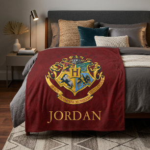 Harry Potter   Hogwarts Crest - Full Fleece Blanket
