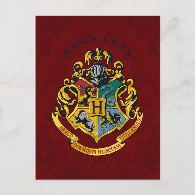 Harry Potter | Hogwarts Crest - Full Postcard (Front)