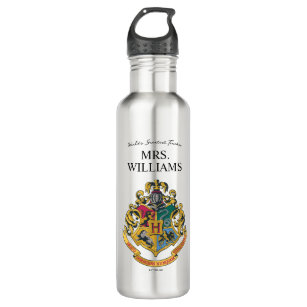Harry Potter   Hogwarts Crest Teacher Personalize 710 Ml Water Bottle