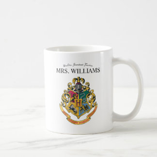 Harry Potter | Hogwarts Crest Teacher Personalize Coffee Mug