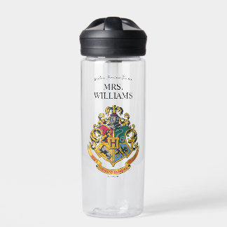 Harry Potter | Hogwarts Crest Teacher Personalize Water Bottle
