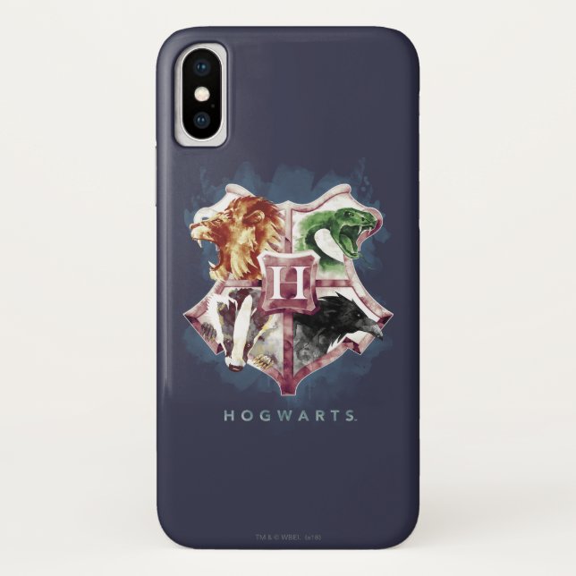 Harry Potter | HOGWARTS™ Crest Watercolor Case-Mate iPhone Case (Back)