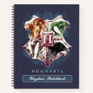 Harry Potter   HOGWARTS™ Crest Watercolor Drawing Notebook