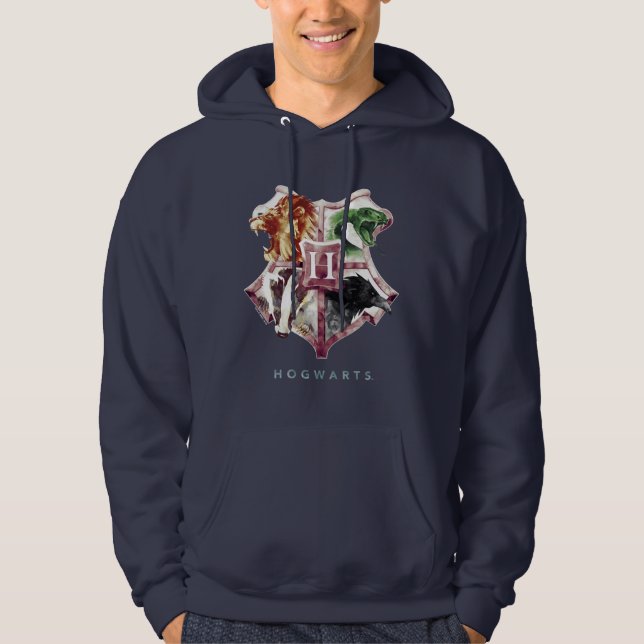 Harry Potter | HOGWARTS™ Crest Watercolor Hoodie (Front)