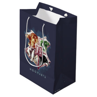 Harry Potter | HOGWARTS™ Crest Watercolor Medium Gift Bag