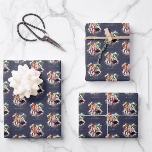 Harry Potter   HOGWARTS™ Crest Watercolor Wrapping Paper Sheet