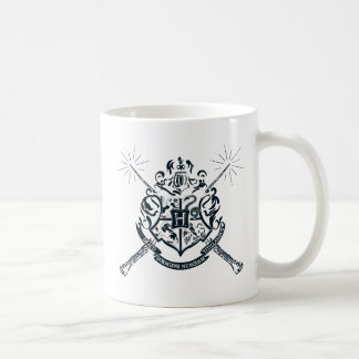Harry Potter | Hogwarts Crossed Wands Crest Coffee Mug
