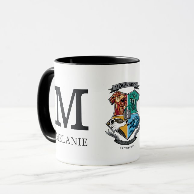 Harry Potter | HOGWARTS™ Crosshatched Emblem Mug (Front Left)