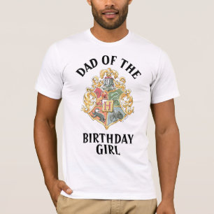 Harry Potter Hogwarts - Dad of the Birthday Girl T-Shirt
