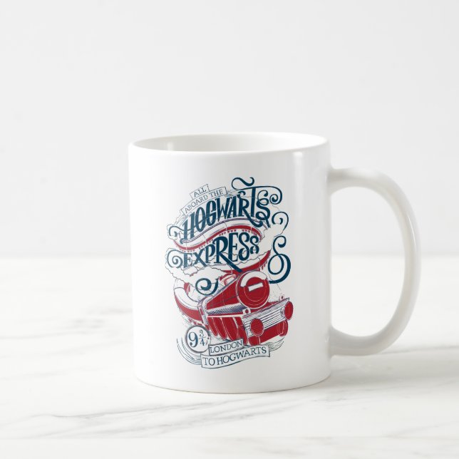 Harry Potter | Hogwarts Express Typography Coffee Mug (Right)