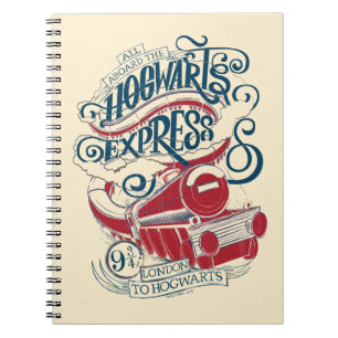 Harry Potter   Hogwarts Express Typography Notebook