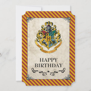 Harry Potter   Hogwarts Happy Birthday Card