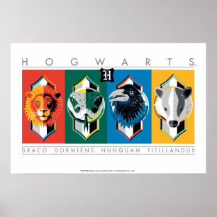 Harry Potter HOGWARTS™ House Sigils Poster