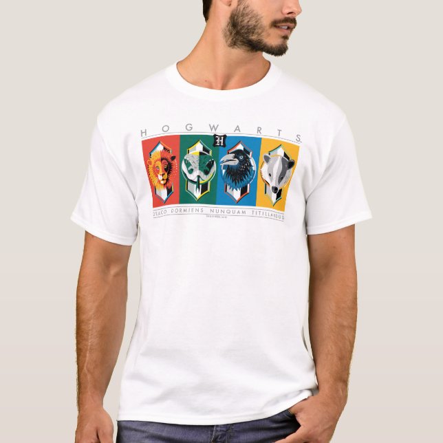 Harry Potter | HOGWARTS™ House Sigils T-Shirt (Front)