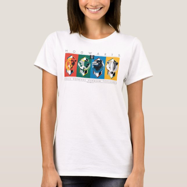 Harry Potter | HOGWARTS™ House Sigils T-Shirt (Front)