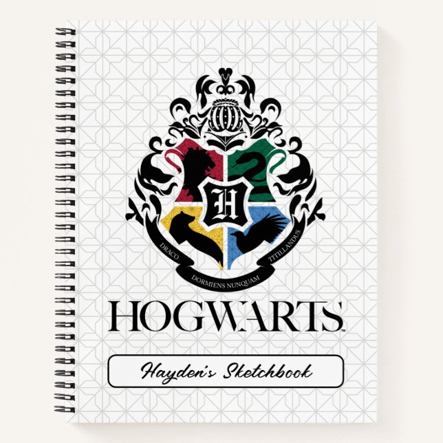 Harry Potter | HOGWARTS™ Pride School Crest Sketch Notebook (Front)