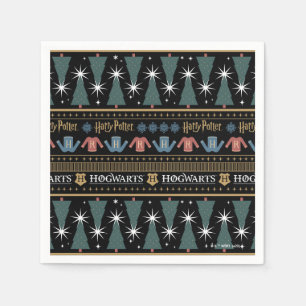 HARRY POTTER™ Holiday Sweater Pattern Napkin