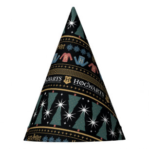 HARRY POTTER™ Holiday Sweater Pattern Party Hat