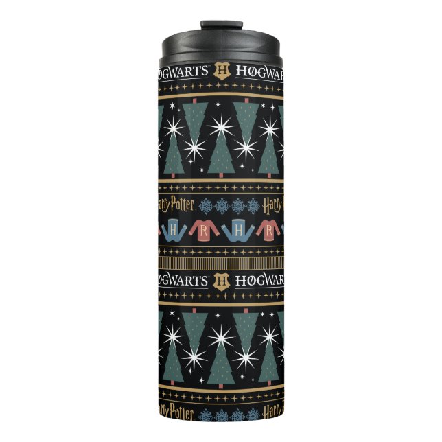 HARRY POTTER™ Holiday Sweater Pattern Thermal Tumbler (Front)