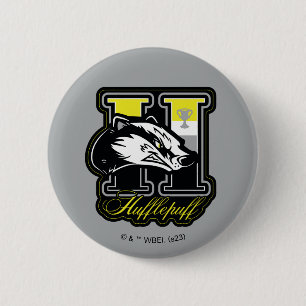 HARRY POTTER™ HUFFLEPUFF™ Athletic Badge 2 Inch Round Button
