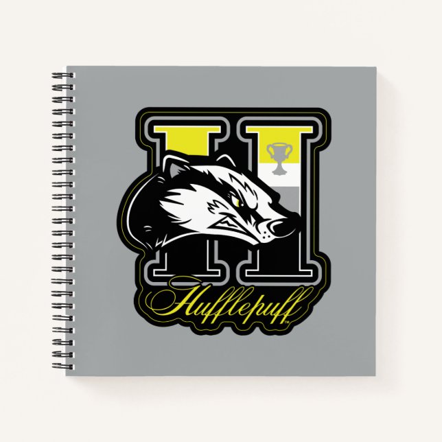 HARRY POTTER™ | HUFFLEPUFF™ Athletic Badge Notebook (Front)