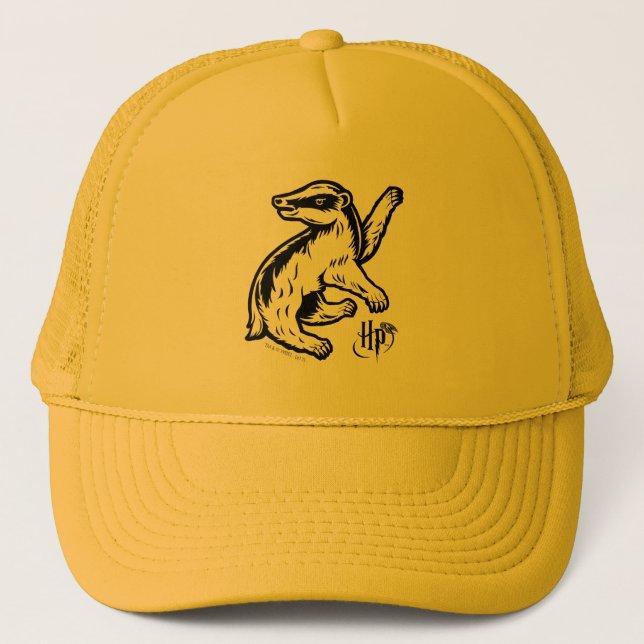 Harry Potter | Hufflepuff Badger Icon Trucker Hat (Front)