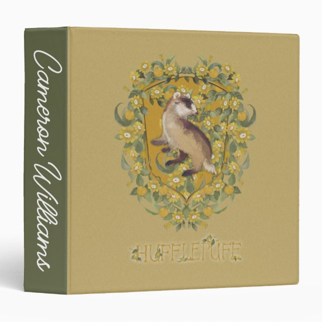 HARRY POTTER™ | HUFFLEPUFF™ Crest Binder (Front/Spine)