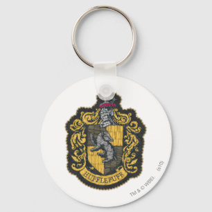 Harry Potter   Hufflepuff Crest Patch Keychain