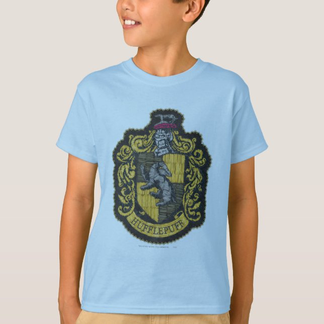 Harry Potter | Hufflepuff Crest Patch T-Shirt (Front)