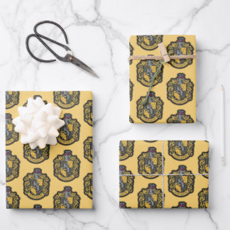 Harry Potter | Hufflepuff Crest Patch Wrapping Paper Sheet