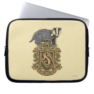 Harry Potter | Hufflepuff Crest with Badger Laptop Sleeve