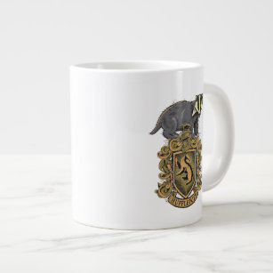 Harry Potter   Hufflepuff Crest with Badger Large Coffee Mug