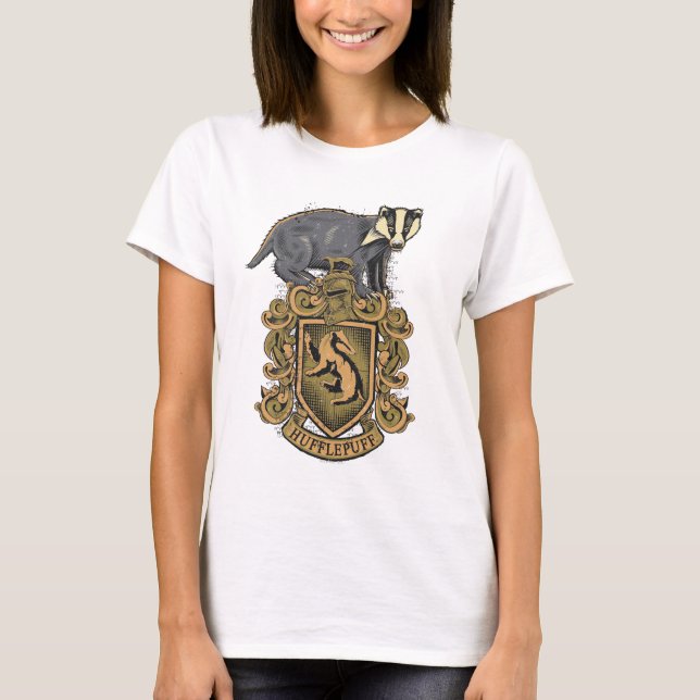 Harry Potter | Hufflepuff Crest with Badger T-Shirt (Front)