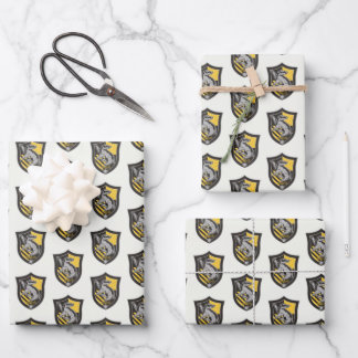 Harry Potter | Hufflepuff House Pride Crest 2 Wrapping Paper Sheet