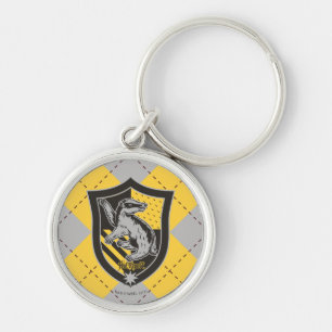 Harry Potter   Hufflepuff House Pride Crest Keychain