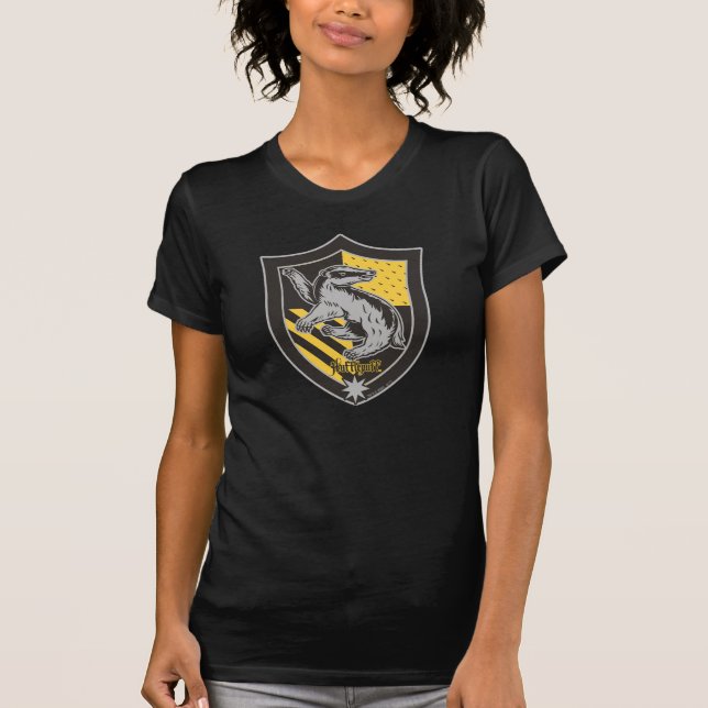 Harry Potter | Hufflepuff House Pride Crest T-Shirt (Front)