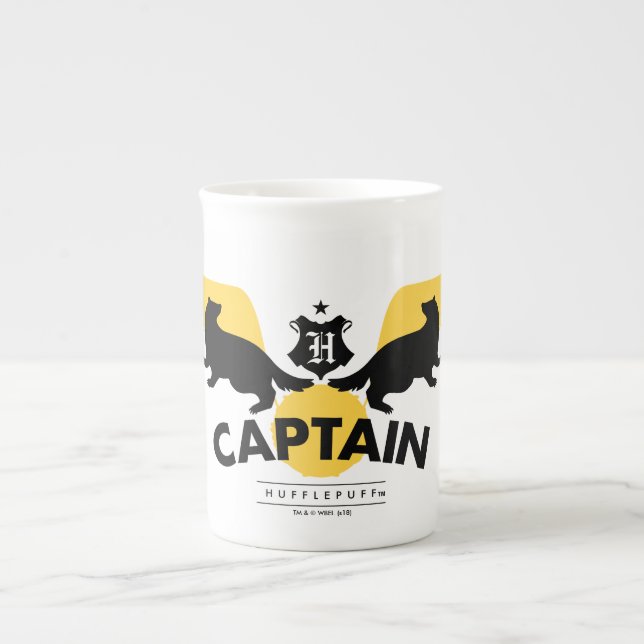 Harry Potter | HUFFLEPUFF™ House Quidditch Captain Bone China Mug (Front)