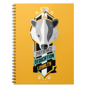 Harry Potter   HUFFLEPUFF™ House Traits Sigil Notebook