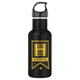Harry Potter   Hufflepuff Monogram Banner 532 Ml Water Bottle