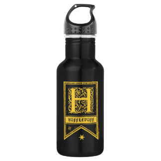 Harry Potter | Hufflepuff Monogram Banner 532 Ml Water Bottle