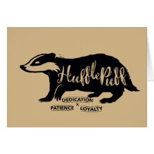 Harry Potter HUFFLEPUFF™ Silhouette Typographie