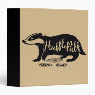 Harry Potter | HUFFLEPUFF™ Silhouette Typography Binder