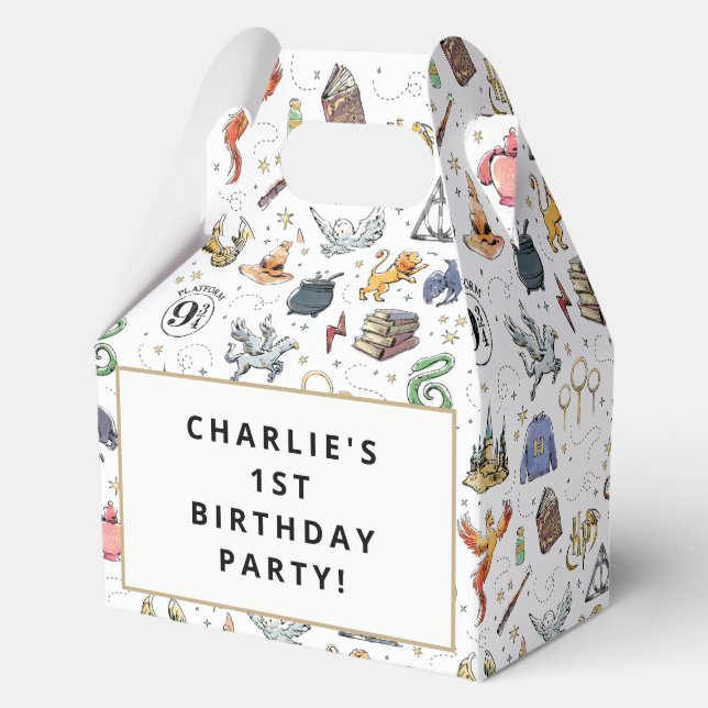 Harry Potter Icon's Birthday Favor Box (Front)