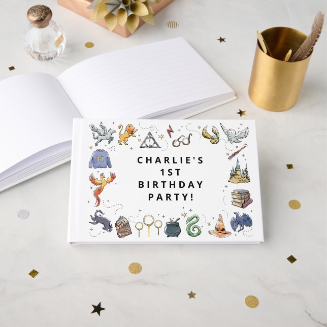 Harry Potter Icon's Birthday Guest Book (Front Open)